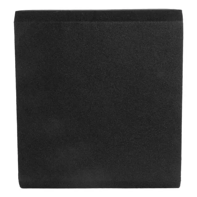 Alt view image 4 of 7 - 5" Sealed MDF Black Carpeted Subwoofer Enclosure 2.1 Cu. Ft. with Polyfil