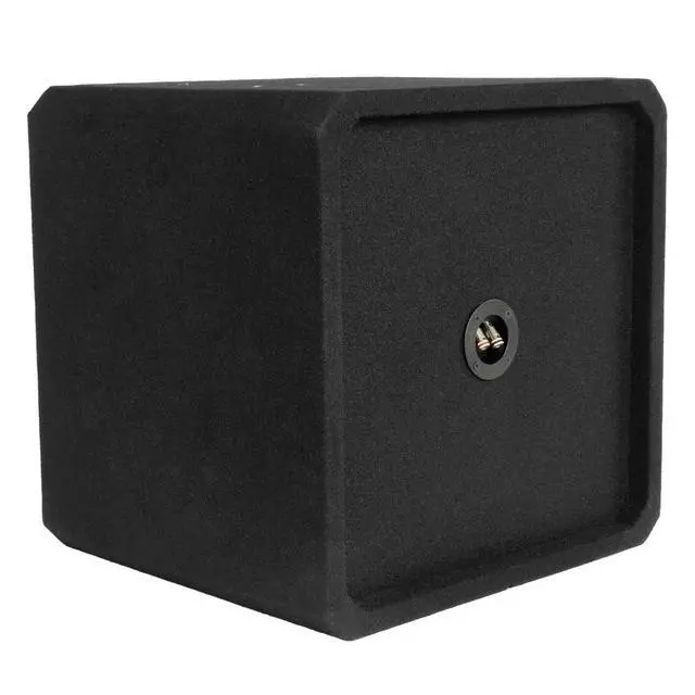 Alt view image 5 of 7 - 5" Sealed MDF Black Carpeted Subwoofer Enclosure 2.1 Cu. Ft. with Polyfil