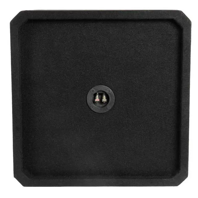 Alt view image 6 of 7 - 5" Sealed MDF Black Carpeted Subwoofer Enclosure 2.1 Cu. Ft. with Polyfil
