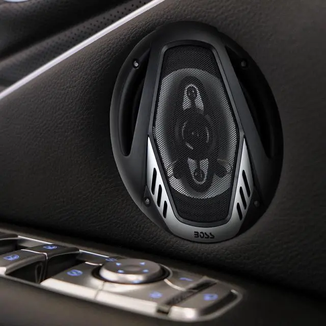 Alt view image 4 of 7 - 6.5" Full Range Car Audio Coaxial Speaker, 2 Pairs | 400 Watt 4 Way 4 Ohm Car Stereo Audio Accessory Set with Mylar Dome Tweeters