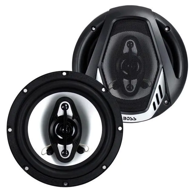 Alt view image 6 of 7 - 6.5" Full Range Car Audio Coaxial Speaker, 2 Pairs | 400 Watt 4 Way 4 Ohm Car Stereo Audio Accessory Set with Mylar Dome Tweeters