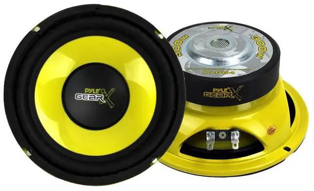 Main image of PLG64 6.5" 300 Watt Car Mid Bass/Midrange Subwoofers Sub Power Speakers (2)