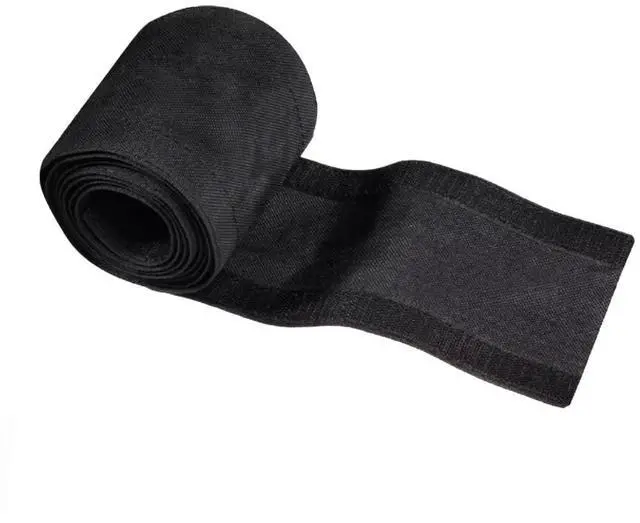 Main image of Carpet Cord Cover - 4 Inch Wide x 12 Ft Long Floor Cord Cover, Wire Hider Cable Protector, Cable Organizer, Works for Commercial Carpets & Cable Management Protects Cord Black