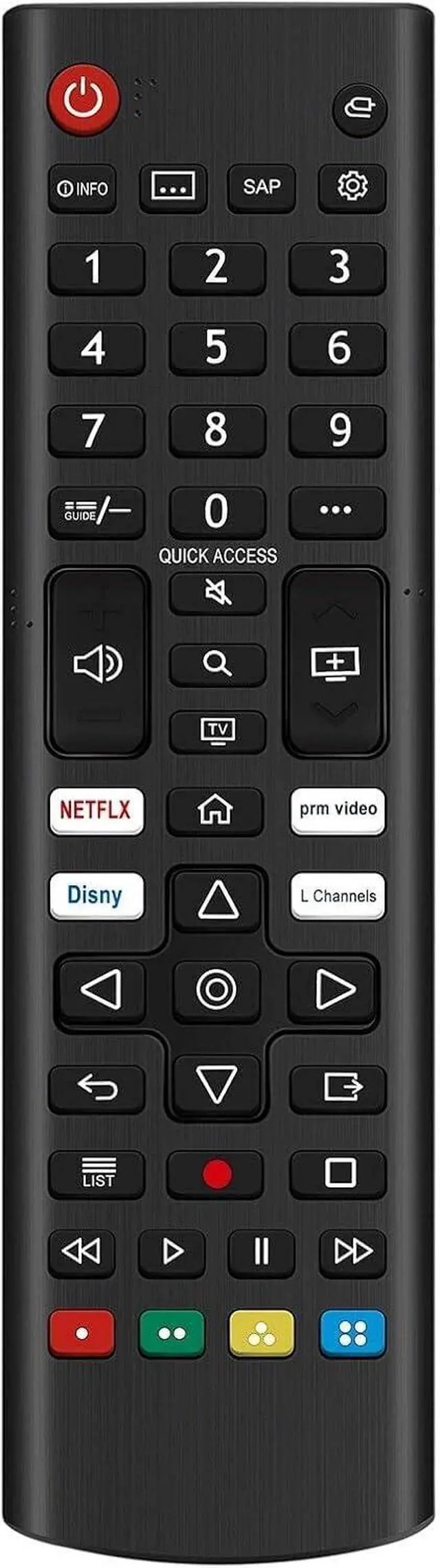 Main image of TV Remote Control Controller Replacement for LG 43UA7700PUB 43-Inch, 50UA7700PUB 50-Inch, 55UA7700PUB 55-Inch UHD AI 4K UA77 Series Smart TV (2025)