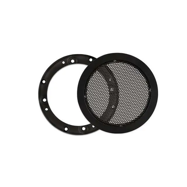 Alt view image 2 of 4 - Monitor Subwoofer Part, Heavy Duty Steel Mesh Snap On Woofer Grills for 4.5" Speakers 2 Grill Pack (SG-M4-2)