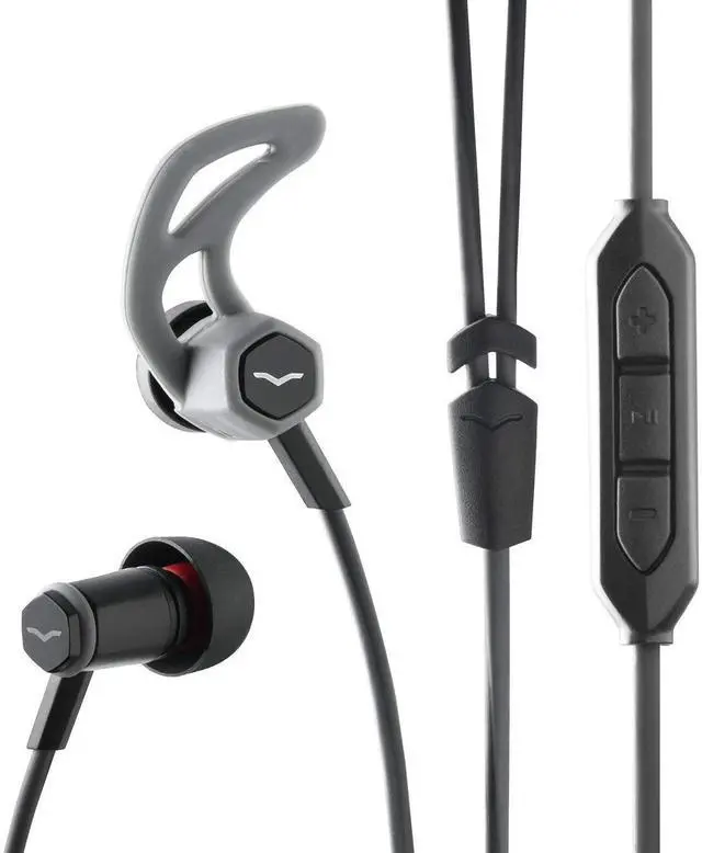Main image of Forza in-Ear Headphones with 3-Button Remote and Microphone Compatible with Samsung and Android Devices, Black