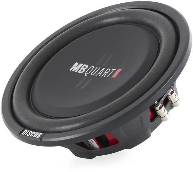 Main image of DS Inch Shallow Space Saving Slim Subwoofer Car Speakers with Dual Voice Coil for Vehicle Sounds Audio Systems, Black