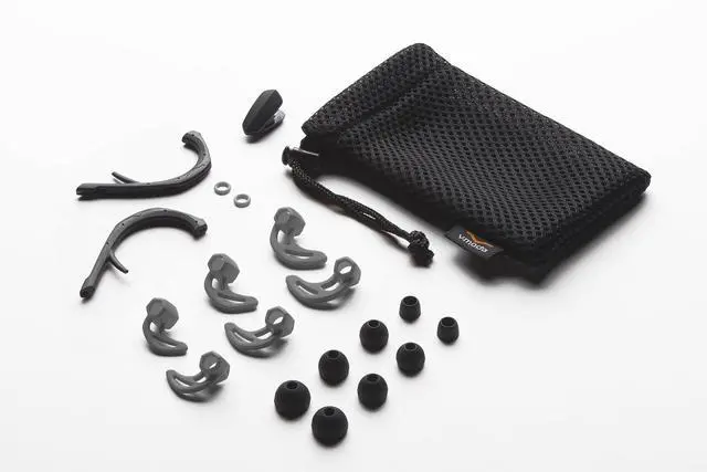 Alt view image 3 of 7 - Forza in-Ear Headphones with 3-Button Remote and Microphone Compatible with Samsung and Android Devices, Black