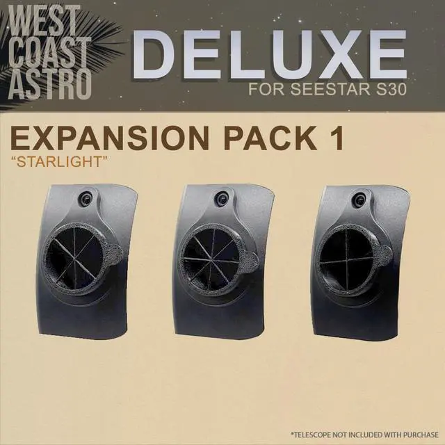 Alt view image 5 of 6 - ZWO Seestar S30/S30 Pro - Deluxe Expansion Pack 1 (Diffraction Spike Masks)