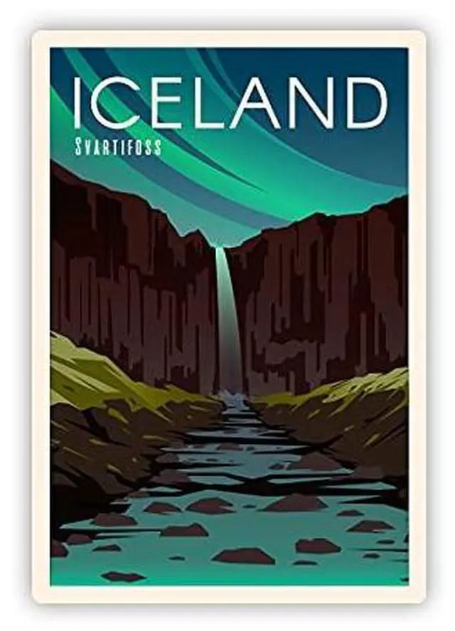 Main image of Iceland - Vinyl Sticker, 7 in