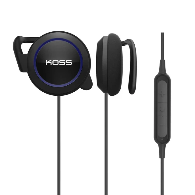 Alt view image 2 of 7 - BT221i Wireless Bluetooth Ear-Clips, Grey, 18 Hour Battery, Microphone USB-C Charging, In-Line Microphone with Volume and Audio Remote, Sweat Resistant