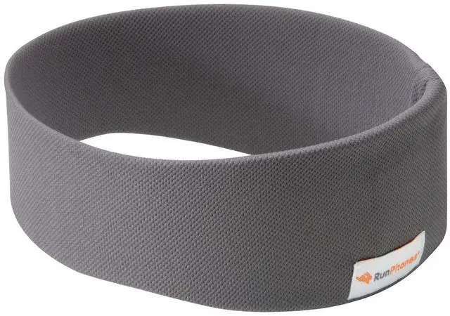 Main image of New AcousticSheep Wireless | Bluetooth Headphones for Running, Exercise & More | Flat Speakers | Rechargeable Battery Lasts Up to 12 Hours (Medium, Graphite Gray)