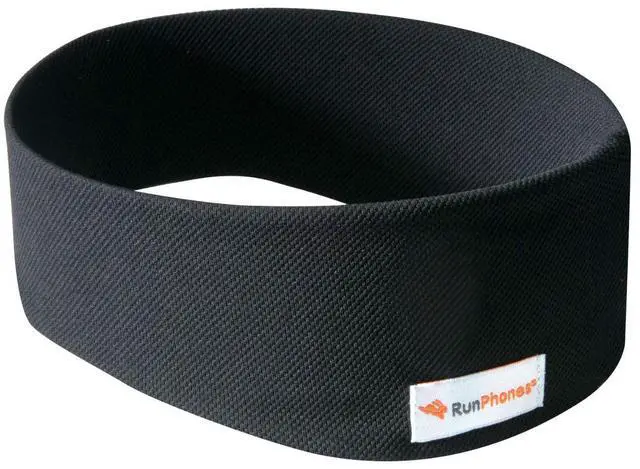 Main image of New AcousticSheep Wireless | Bluetooth Headphones for Running, Exercise & More | Flat Speakers | Rechargeable Battery Lasts Up to 12 Hours (Small, Swift Black)