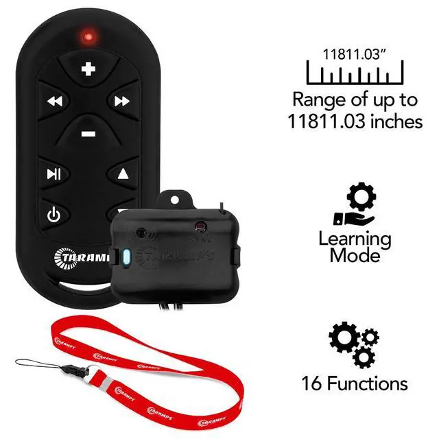 Alt view image 6 of 7 - Taramps Universal Remote Control TLC 3000 Black Long-Distance, 16 Functions, Learning And Memory Mode, Amp Volume Control for Car Head Units, Motorcycle, Home, Audio Accessories, Easy to Install