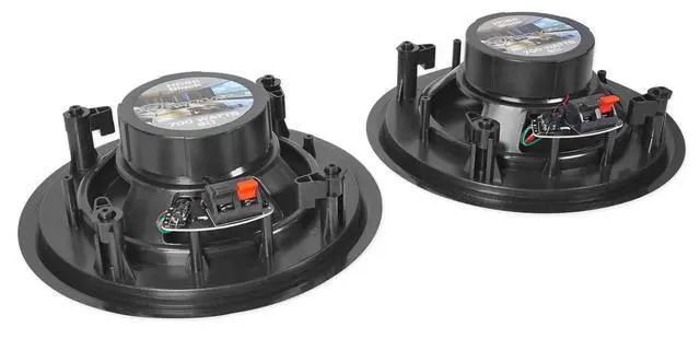 Alt view image 7 of 7 - HC85 Black 8" Ceiling Home Audio Speakers, 8 Ohm, 2-Way, 4-Pack | 700W Peak / 240W RMS, Swivel Tweeter, Polypropylene Cone, Flush Mount, Paintable Grills, Rubber Surround, Mylar Dome, 89 dB