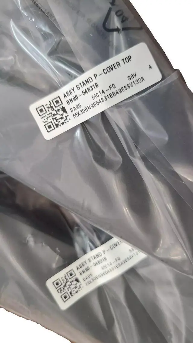 Alt view image 5 of 5 - OEM Replacement TV Stand Legs sub for Samsung 75" Class Q60B HDR 4K Smart QLED TVs(QN75Q60BAFXZA, QN75Q60BDFXZA, QN75Q60BAFXZC, QN75Q60CBFXZA, QN75Q60CAFXZA, HG75Q60BANFXZA), Screws Not Require