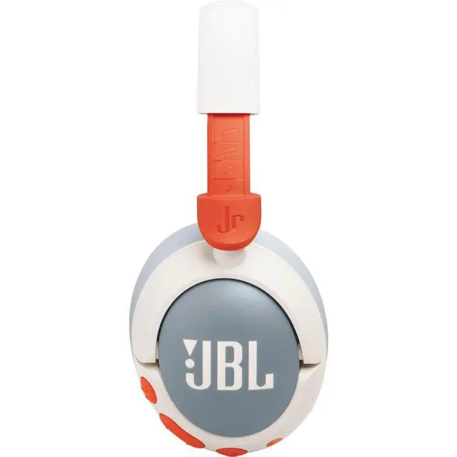 Alt view image 4 of 7 - Junior 470NC Kids Wireless Over Ear Noise Canceling Headphones White Bundle with AudioTrends Accessories, Bluetooth Headphones for Children, Safe Sound Technology, Built-in Microphone