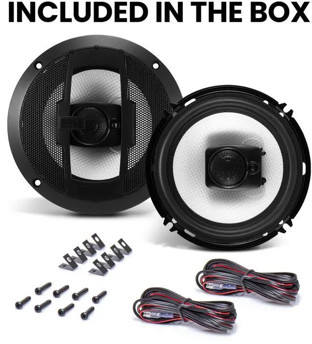 Alt view image 5 of 5 - R63 Riot Series 6.5 Inch Car Door Speakers - 300 Watts (per Pair), 3 Way, Full Range, Sold in Pairs, Bocinas para Carro