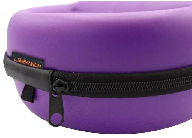 Alt view image 4 of 7 - Hard Shell Case for Over The Ear Headphones with Full Protection for Beats, Sony, Bose, JBL, Samsung and More Red