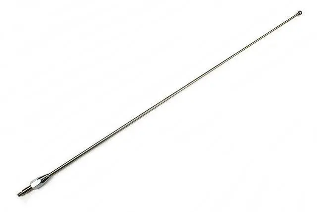 Main image of 15 Inch Stainless Antenna for F-150, F-250, F-350, F-450, F-550, F-600, F-650, Raptor (1980-2026) Dodge Ram 1500, 2500, 3500