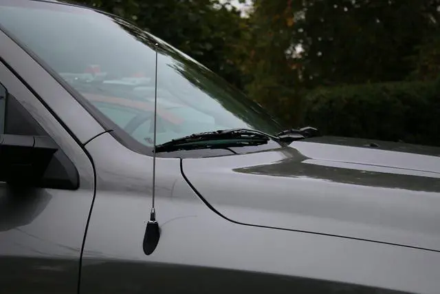 Alt view image 6 of 7 - 15 Inch Stainless Antenna for F-150, F-250, F-350, F-450, F-550, F-600, F-650, Raptor (1980-2026) Dodge Ram 1500, 2500, 3500