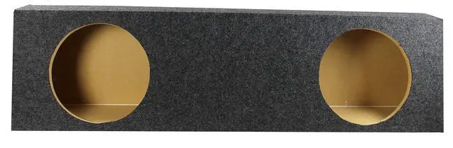 Alt view image 2 of 6 - 2 Hole 12 Inch Subwoofer Enclosure for GMC & Chevy Single Cab Truck, Slim Sealed Behind Seat Subwoofer Box for Vehicle Sound System
