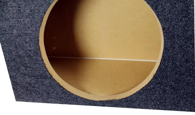 Alt view image 3 of 6 - 2 Hole 12 Inch Subwoofer Enclosure for GMC & Chevy Single Cab Truck, Slim Sealed Behind Seat Subwoofer Box for Vehicle Sound System