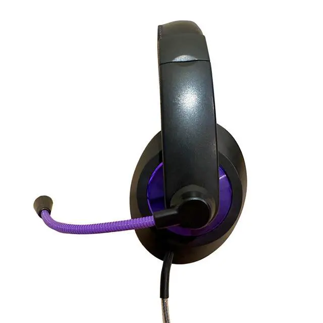 Alt view image 5 of 7 - SmartTrek Deluxe OverEar Headset, SteelReinforced Gooseneck Mic, inLine Volume Control, Leatherette Cushions (1, USB-C)