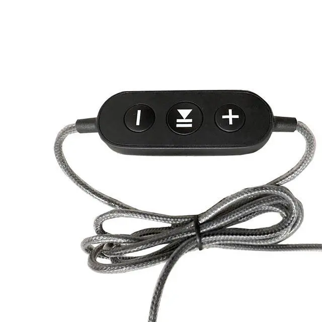 Alt view image 6 of 7 - SmartTrek Deluxe OverEar Headset, SteelReinforced Gooseneck Mic, inLine Volume Control, Leatherette Cushions (1, USB-C)