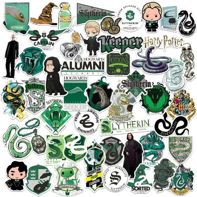 Alt view image 2 of 6 - Harry Potter All Houses Theme Bundle 200 Vinyl Stickers Waterproof Die-Cut