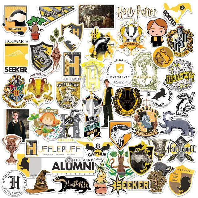 Alt view image 3 of 6 - Harry Potter All Houses Theme Bundle 200 Vinyl Stickers Waterproof Die-Cut