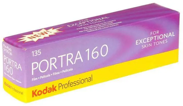 Main image of 35mm Professional Portra Color Film (ISO 160) 6031959,Yellow | Color photography with ISO 160, 36 exposures per roll and 35mm format