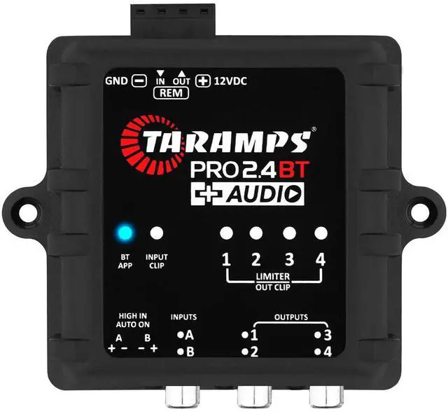 Main image of Taramps PRO 2.4BT + Audio DSP Bluetooth Audio Processor for Car Audio | Bluetooth DSP with music streaming, Android & iOS control, RCA and High-Level inputs for factory or custom systems
