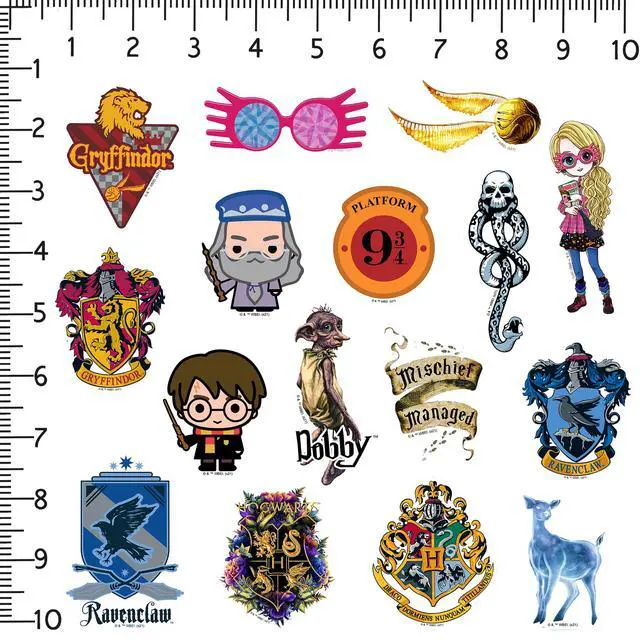 Alt view image 2 of 6 - Harry Potter 150 Vinyl Stickers Waterproof Die-Cut Decals Laptop Scrapbook