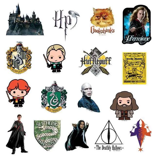 Alt view image 4 of 6 - Harry Potter 150 Vinyl Stickers Waterproof Die-Cut Decals Laptop Scrapbook