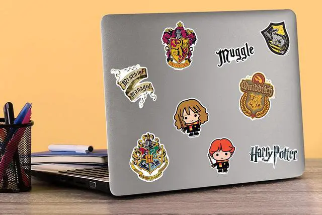 Alt view image 5 of 6 - Harry Potter 150 Vinyl Stickers Waterproof Die-Cut Decals Laptop Scrapbook