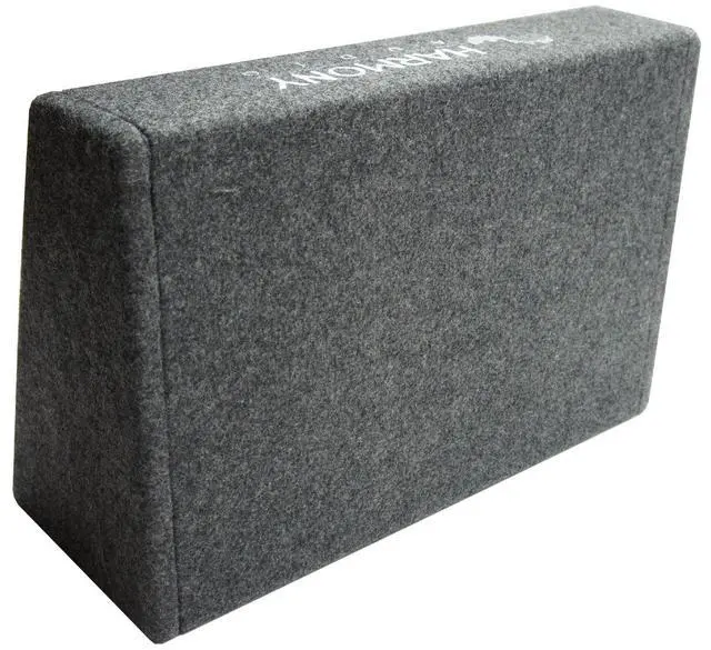 Alt view image 3 of 6 - Empty 12" Inch Subwoofer Box Single Shallow Sealed Truck Sub Enclosure | slim behind-seat bass cabinet for pickups, unloaded woofer housing, low-profile design, quick amp hookup