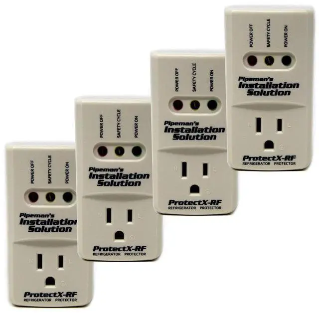Main image of 4 Pack 1800 Watts Refrigerator Voltage Protector Brownout Surge Appliance (New Model)
