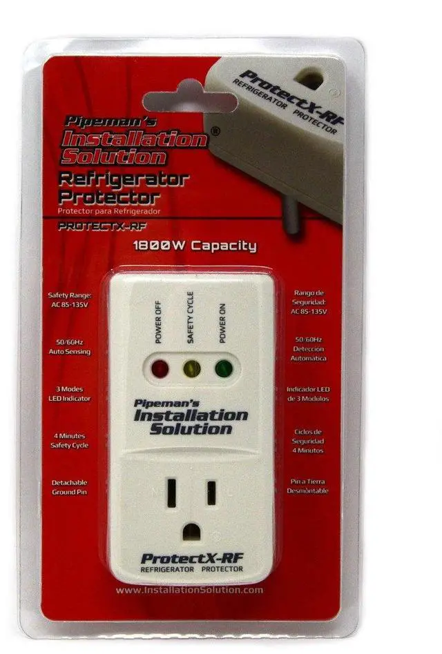 Alt view image 3 of 6 - 10 Pack 1875 Watts Refrigerator Voltage Protector Brownout Surge Appliance (New Model)