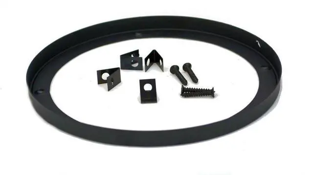 Alt view image 3 of 3 - 2 Pair 8" inch Car Audio Speaker Woofer Steel Mesh Grill w/Speed Clips & Screws GT-8 - Blk