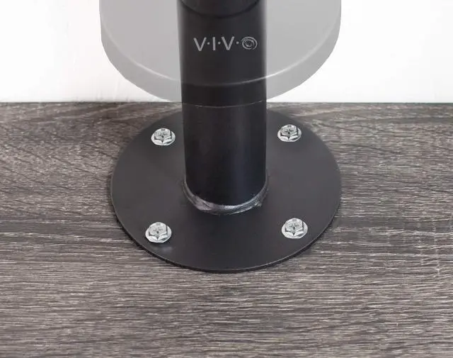 Alt view image 7 of 7 - Swivel Bolt-Down TV Stand for 32 to 55 inch Screens, Desktop VESA Mount, Sturdy Tabletop TV Display STAND-TV00M4