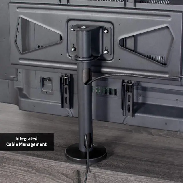 Alt view image 6 of 7 - Swivel Bolt-Down TV Stand for 32 to 55 inch Screens, Desktop VESA Mount, Sturdy Tabletop TV Display STAND-TV00M4