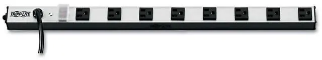 Main image of PS2408 Vertical Power Strip, 8 Outlets, 1 1/2 x 24 x 1/2, 15 ft Cord, Silver