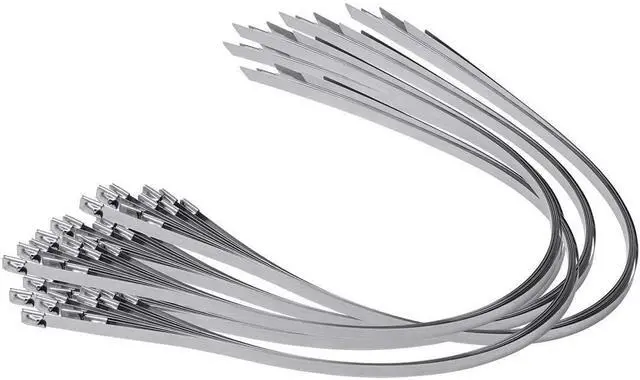 Main image of 42" Supreme 316 Stainless Steel Cable Zip Ties, 150 lb, (100 Piece)