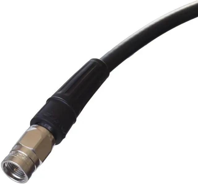 Main image of BJC RG-6 Coaxial Cable, 10 Foot, Black; Broadcast Quality Coax, Assembled in USA