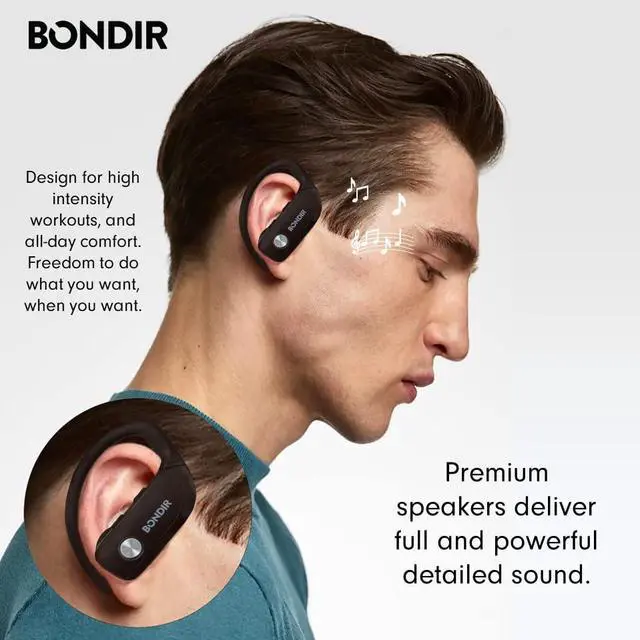 Alt view image 3 of 4 - True Wireless Bluetooth Earphones (Black)