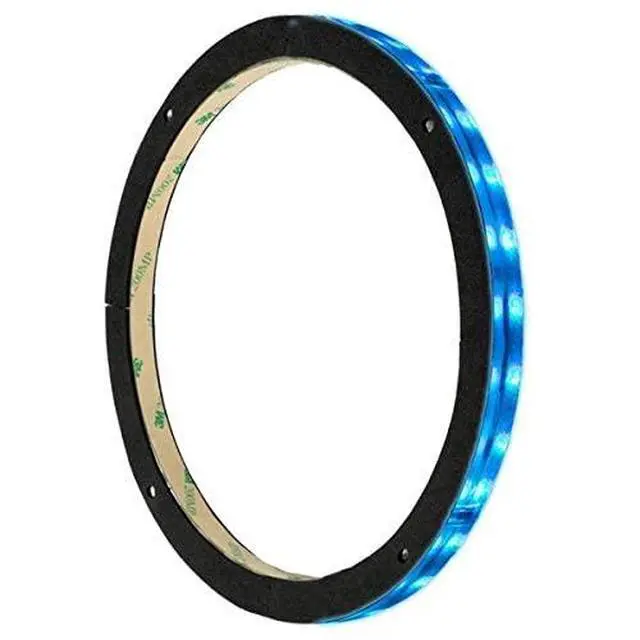 Alt view image 3 of 7 - LRING15 15 RGB LED Speaker Ring Waterproof Multi-Color LED Light Ring for Car Audio Speakers & Subwoofers, Marine Grade, Easy Install Spacer Mount / Single