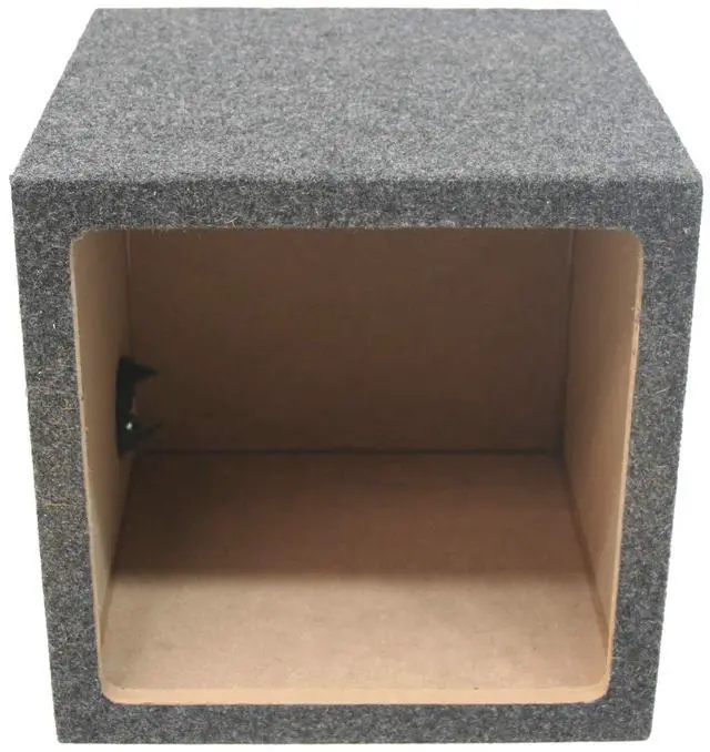 Alt view image 2 of 3 - 10 Inch Square Subwoofer Box Sealed Sub Box Fits Kicker L7 Enclosure - ASC | Tight Accurate Bass Cabinet, Dense Wood Build, Budget-Friendly Upgrade, Quick Driver Mounting, Made for Cars and Trucks