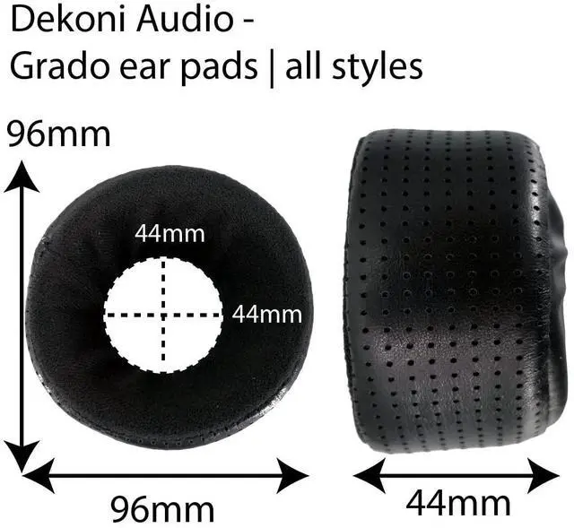 Alt view image 6 of 7 - Earpads for Grado Headphones | Compatible with Grado SR60, SR80x, SR325x | Replacement Ear Cups for Grado Prestige, Reference, Statement and Professional Series (Custom Sheepskin)