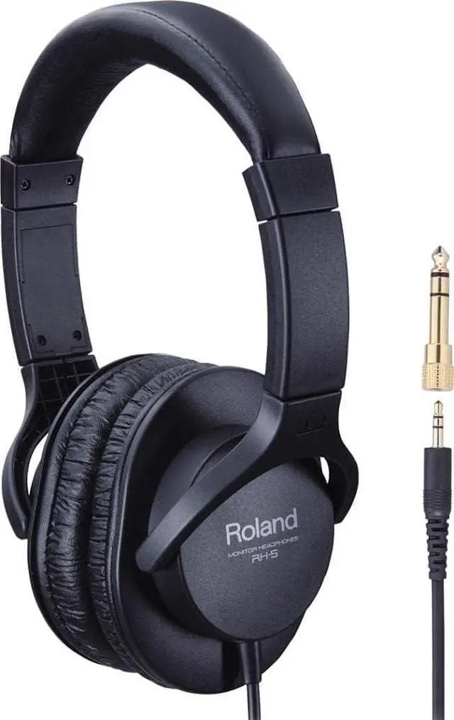 Alt view image 2 of 7 - RH-5 Monitor Headphones Bundle with Case, Stand, and Austin Bazaar Polishing Cloth
